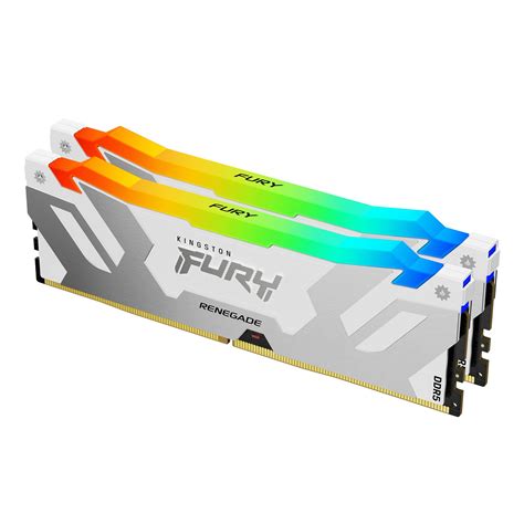 kingston ram|Renegade White DDR5 RGB Desktop Memory.